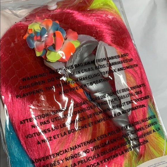 5/$30! MIX & MATCH! Icing RAINBOW UNICORN LONG WIG Costume Accessory! - Picture 3 of 4